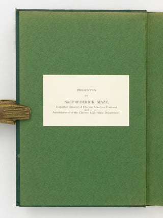 The Origin and Development of the Chinese Customs Service, 1843-1911. An Historical Outline
