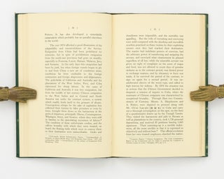 The Origin and Development of the Chinese Customs Service, 1843-1911. An Historical Outline