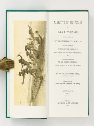 Narrative of the Voyage of H.M.S. Rattlesnake, commanded by the late Captain Owen Stanley R.N., F.R.S. &c. during the Years 1846-1850. Including Discoveries and Surveys in New Guinea, the Louisiade Archipelago, etc. to which is added the Account of Mr. E.B. Kennedy's Expedition for the Exploration of the Cape York Peninsula