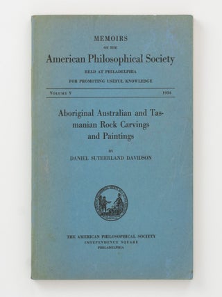 Item #145177 Aboriginal Australian and Tasmanian Rock Carvings and Paintings. Daniel Sutherland...