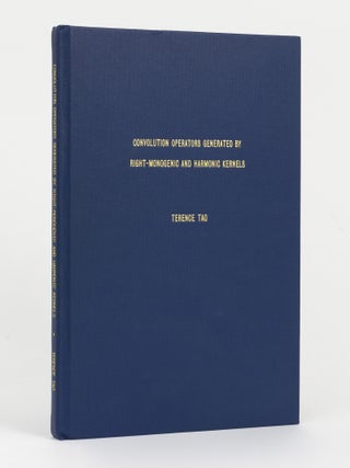 Convolution Operators generated by Right-Monogenic and Harmonic Kernels. A Thesis presented for the Degree of Master of Science. Discipline of Mathematics, School of Information Science and Technology, The Flinders University of South Australia ...