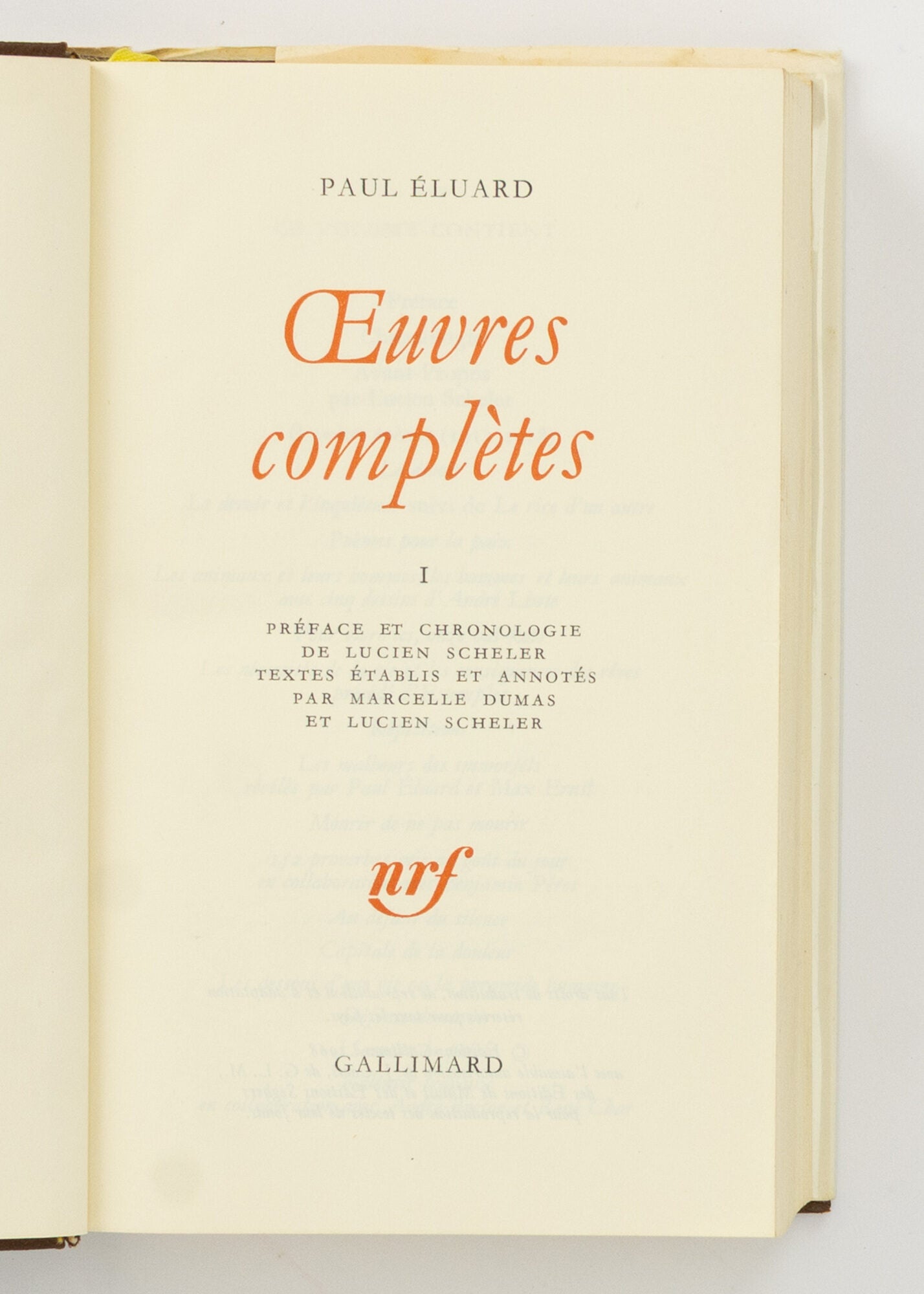 Oeuvres Complètes | Paul ÉLUARD | First Edition