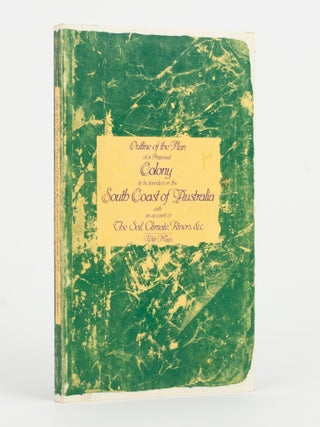 Item #145300 Outline of the Plan of a Proposed Colony to be founded on the South Coast of...