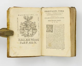 Epitome Orthographiae Aldi. Manutii Paulli. F. Aldi. N. Ex Libris antiquis, Grammaticis, Etymologia, Graeca consuetudine, Nummis ueteribus, Tabulis aereis, Lapidibus. Reliqua vi. pagella indicabit