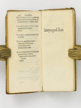 Epitome Orthographiae Aldi. Manutii Paulli. F. Aldi. N. Ex Libris antiquis, Grammaticis, Etymologia, Graeca consuetudine, Nummis ueteribus, Tabulis aereis, Lapidibus. Reliqua vi. pagella indicabit