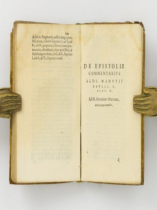 Epitome Orthographiae Aldi. Manutii Paulli. F. Aldi. N. Ex Libris antiquis, Grammaticis, Etymologia, Graeca consuetudine, Nummis ueteribus, Tabulis aereis, Lapidibus. Reliqua vi. pagella indicabit