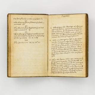 Item #145315 An early manuscript copy of Lord Nottingham's 'Treatise of the King's...