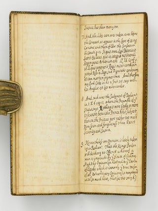 An early manuscript copy of Lord Nottingham's 'Treatise of the King's Power of Granting Pardons in Cases of Impeachment'