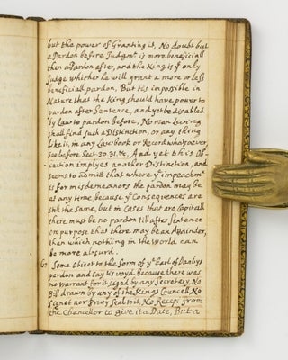 An early manuscript copy of Lord Nottingham's 'Treatise of the King's Power of Granting Pardons in Cases of Impeachment'
