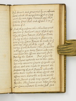 An early manuscript copy of Lord Nottingham's 'Treatise of the King's Power of Granting Pardons in Cases of Impeachment'