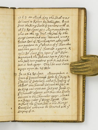 An early manuscript copy of Lord Nottingham's 'Treatise of the King's Power of Granting Pardons in Cases of Impeachment'