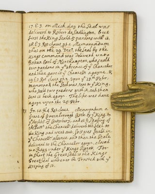 An early manuscript copy of Lord Nottingham's 'Treatise of the King's Power of Granting Pardons in Cases of Impeachment'