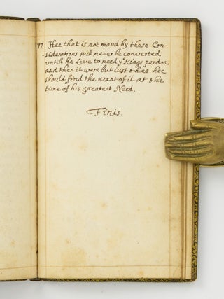 An early manuscript copy of Lord Nottingham's 'Treatise of the King's Power of Granting Pardons in Cases of Impeachment'