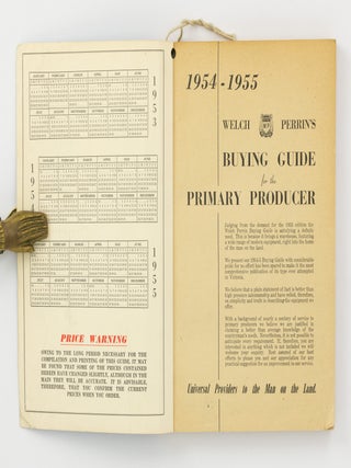 1954-1955, Welch Perrin's Buying Guide for the Primary Producer