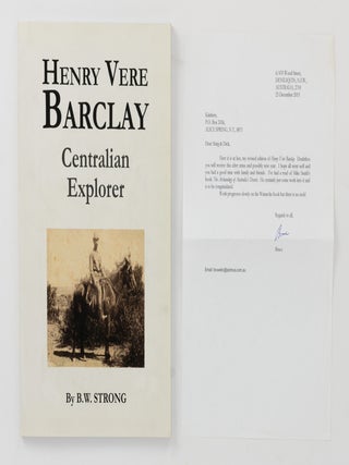 Henry Vere Barclay. Centralian Explorer