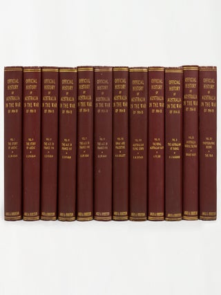 Item #145420 Official History of Australia in the War, 1914-1918 [the complete twelve-volume...