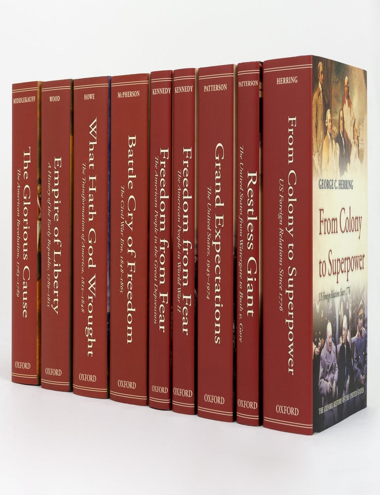Item #145565 Nine volumes in The Oxford History of the United States series. Oxford History of the United States.
