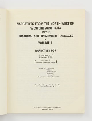 Narratives from the North-West of Western Australia in the Ngarluma and Jindjiparndi Languages