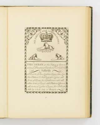 London Tradesmen's Cards of the XVII Century. An Account of their Origin and Use