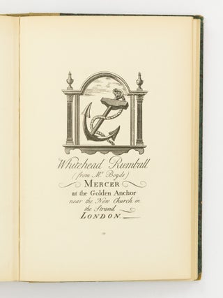 London Tradesmen's Cards of the XVII Century. An Account of their Origin and Use