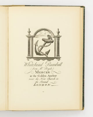 London Tradesmen's Cards of the XVII Century. An Account of their Origin and Use