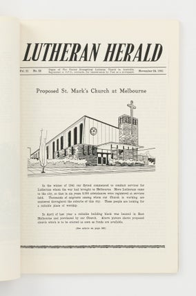 A Documentary and Pictorial Presentation of the Early Years of 'St. Mark's', Melbourne