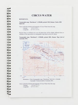 Circus Water. Rawlinson Range, Western Australia