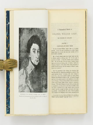 A Biographical Sketch of Colonel William Light, the Founder of Adelaide and the First Surveyor-General of the Province of South Australia. Compiled from various sources by Thomas Gill .... Enlarged edition, with portraits, maps, illustrations, and facsimiles. Also, a supplement containing a facsimile reprint of Col. Light's Brief Journal, and his reasons for fixing the City of Adelaide where it is