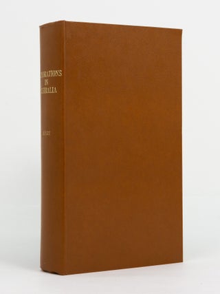 Item #145911 Explorations in Australia. The Journals of John McDouall Stuart during the years...