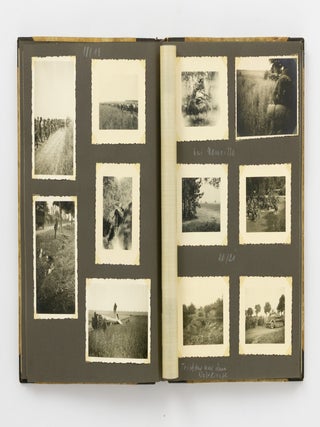 An album of photographs compiled by a German soldier during the German offensives in Poland,...