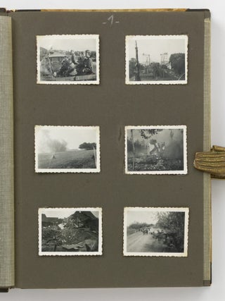 An album of photographs compiled by a German soldier during the German offensives in Poland, France and the Netherlands, between August 1939 and May 1940
