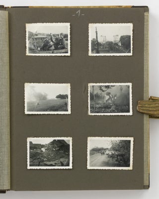 An album of photographs compiled by a German soldier during the German offensives in Poland, France and the Netherlands, between August 1939 and May 1940
