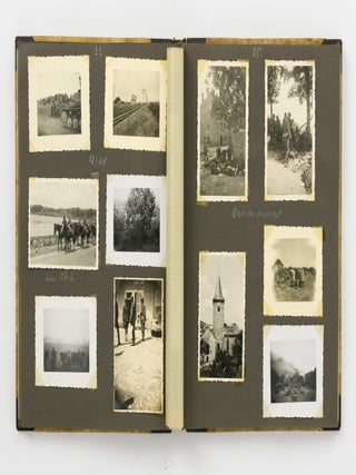 An album of photographs compiled by a German soldier during the German offensives in Poland, France and the Netherlands, between August 1939 and May 1940