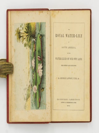 Item #145942 The Royal Water-Lily of South America and the Water-Lilies of our Own Land. Their...