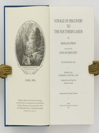 Voyage of Discovery to the Southern Lands by Fran&ccedil;ois P&eacute;ron, continued by Louis de Freycinet. Second Edition, 1824