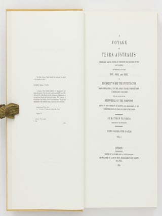A Voyage to Terra Australis, undertaken for the Purpose of completing the Discovery of that Vast Country ... in the Years 1801, 1802, and 1803