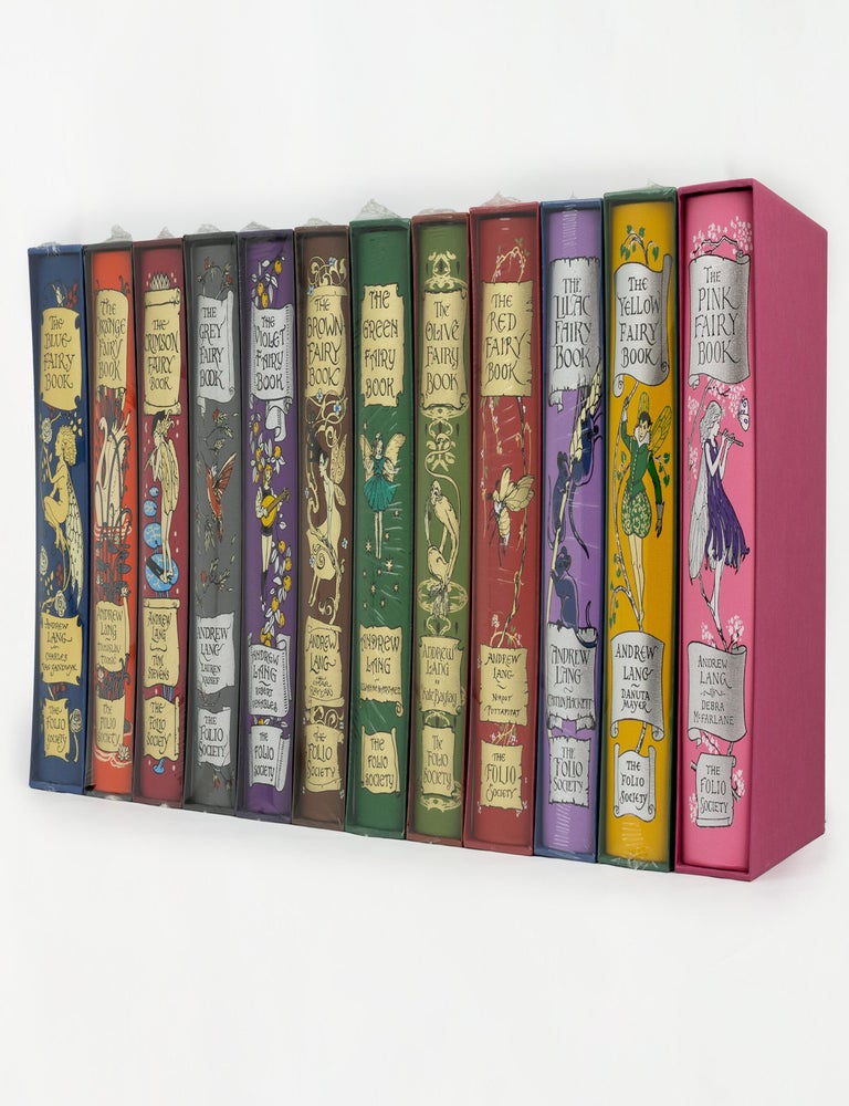 Item #145977 The complete 12-volume Folio Society edition of the Rainbow Fairy Books. Andrew LANG.