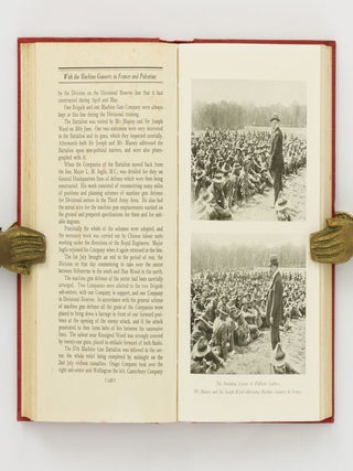 With the Machine Gunners in France and Palestine. The Official History of the New Zealand Machine [Gun] Corps in the Great World War, 1914-1918