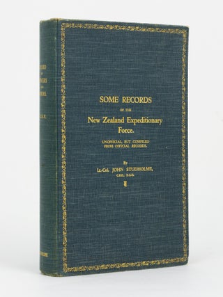 Item #146070 New Zealand Expeditionary Force. Record of Personal Services during the War of...
