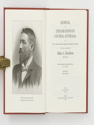 Journal of Explorations in Central Australia, by The Central Australian Exploration Syndicate ... 1898 to 1900