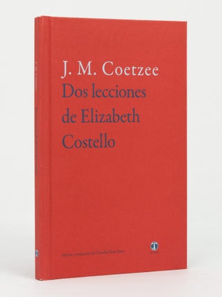 Item #146191 Dos Lecciones de Elizabeth Costello. [Spanish translations of two stories, 'As a...