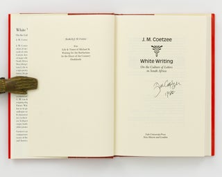 White Writing. On the Culture of Letters in South Africa