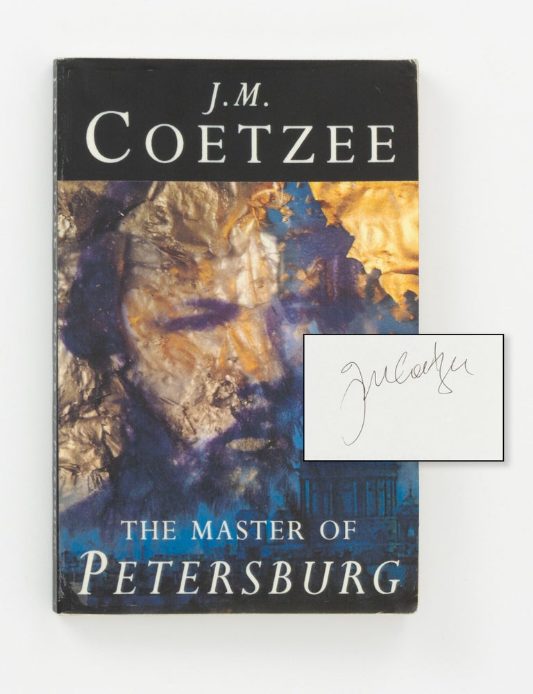 Item #146309 The Master of Petersburg. J. M COETZEE.
