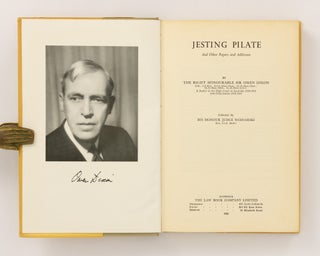 Jesting Pilate and Other Papers and Addresses. Collected by His Honour Judge Woinarski