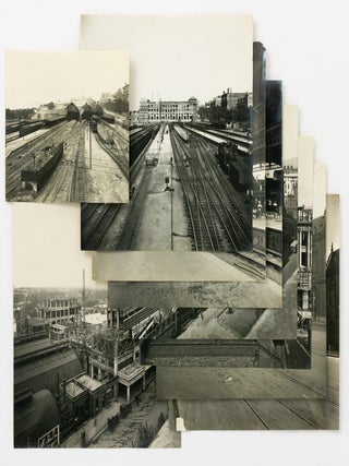 Item #146428 A collection of nine vintage photographs showing the construction of the Adelaide...