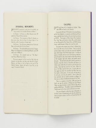 Where the Australians Rest. A Description of Many of the Cemeteries Overseas in which Australians - including those whose Names can never now be known - are buried