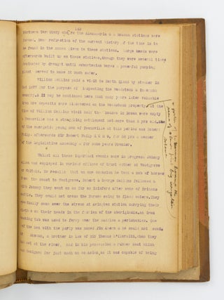 Pioneering. The Life & Work of the Hon. R.M. Collins MLC [typescript with manuscript corrections and addenda]