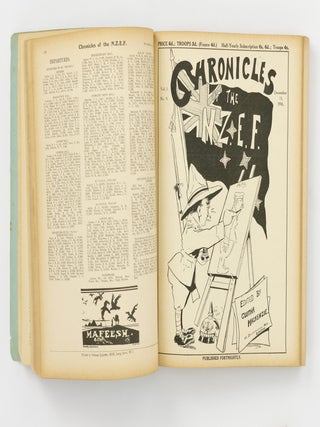Chronicles of the N.Z.E.F. Records of Matters concerning the Troops and Gazette of Patriotic Effort. [A complete run from Volume I, Number 1, 30 August 1916 to Volume V, Number 61, 24 January 1919]