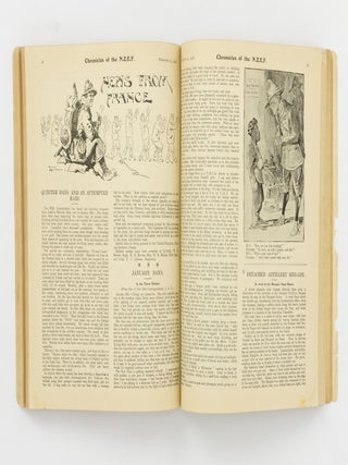 Chronicles of the N.Z.E.F. Records of Matters concerning the Troops and Gazette of Patriotic Effort. [A complete run from Volume I, Number 1, 30 August 1916 to Volume V, Number 61, 24 January 1919]