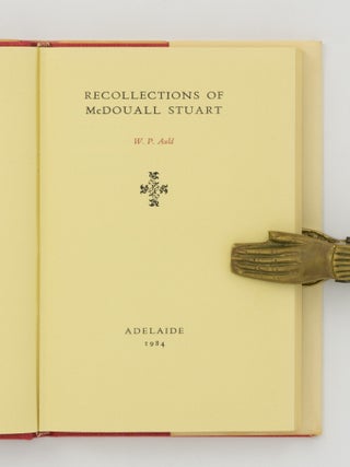 Recollections of McDouall Stuart